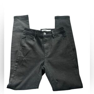 Garage High Rise jegging, destructed black, size 0/24, stretch, NWTS